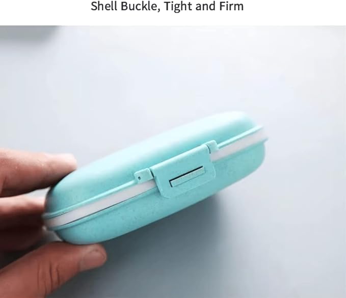 Daily Pill Organizer, MUQINGWAN Pill Box and Easy to Carry Convenient Pill. Vitamins. Fish Oil. Calcium Tablets. Supplement The Pill Tissue
