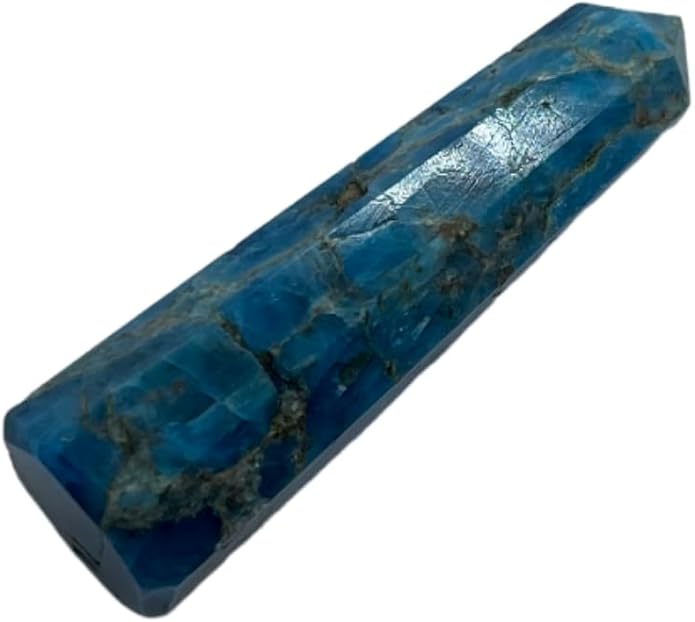 WholesaleGemShop 3 Inch Gemstones Obelisk Tower Jumbo Facet Aura Rock Crystal Natural Polished Earth Wand Spirit