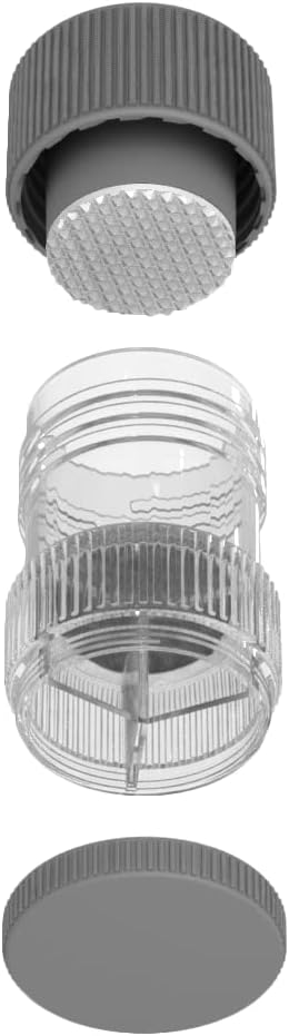 EZY DOSE Pill Crusher, Crushes Pills, Vitamins, Tablets, Storage Compartment, Removable Drinking Cup, Portable Design, Designed for Travel, Color May Vary, BPA Free (Pack of 2)