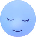 Breathing lamp Guided Visual Meditation Tool for Mindfulness, Slow Your Breathing & Calm Your Mind for Stress & Anxiety Relief, 3 Color and 478 Seconds Breathing Mode Silicone Cute Smiley face lamp