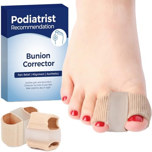 Bunion Corrector, Toe Separators for Women Men Big Toe, Toe Spacers, Bunion Correction, Breathable(2PCS)