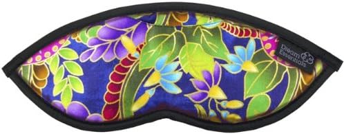 Dream Essentials Dream Essence Aromatherapy Sleep Mask, Handmade in The USA, Comes with Removable Organic French Lavender Sachet (Island Paradise)
