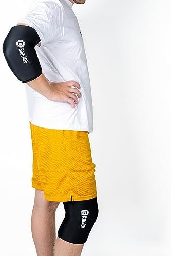 BodyMed 360° Hot & Cold Sleeve for Knee, Elbow, Ankle, Wrist Discomfort Relief – Flexible, Reusable Gel Ice Pack Compression Therapy for Sprains, Arthritis, Tendonitis - X-Large