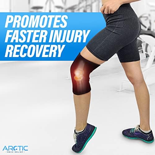 Value 2 Pack | Elbow Ice Pack Wrap & Knee Ice Pack Wrap - Reusable Gel Ice Sleeves, Leg Ice Compress, Arm Ice Sleeve, Elbow Ice Compression Wrap - Cold and Heat Therapy for Injuries
