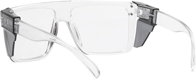 Photochromic Anti Bluelight UV400 Auto-Darkening Clear to Smoke Lens Transitional ANSI Z87.1 Safety SunglassesGlasses