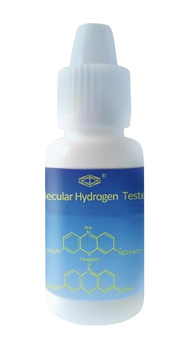 5 Pack Dissolved Hydrogen Test Reagent Measuring Molecular Hydrogen Concentration in Water Blue Drops for Hydrogen Water Generator Bottle Hydrogen Machine（5 Pack of 3ml）