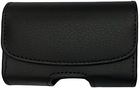 Classic Premium Pouch Case with Belt Clip for Freestyle Libre 2 (Continuous Glucose Monitors) (H1-Black)