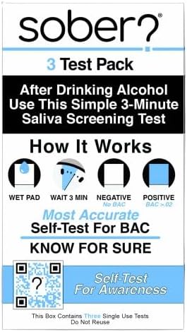 FDA Cleared Saliva Alcohol Test Strip, Highly Accurate BAC Self‑Test, 2–3 Minute Results, Portable & Discreet Sober Test Anywhere (3)