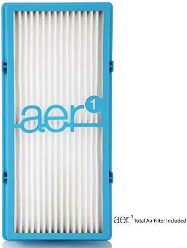 Holmes Desktop HEPA Type Air Purifier with Optional Ionizer | Small Air Purifier | Air Cleaner Purifier (HAP242B-U)