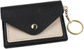 Birth Control Pill Case/Wallet PU Leather Medicine Holder Keychain Envelope Purse(Black)