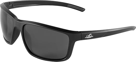 Bullhead Safety Eyewear BH2763AF Pompano, Matte Black Frame/Temple Smoke Af Lens Black Tpr Nose Piece And Temple Ends