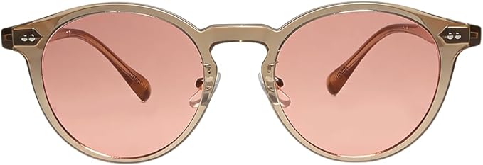 BRADDELL Women's FL-41 Rose Tinted Blue Light Glasses for Migraine Light Sensitivity, Fluorescent LED Glare, Photophobia