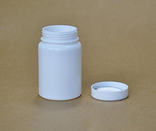 12PCS Plastic Round Container Bottles Storage Holder Dispenser Holder Organizer(White) (70ml)