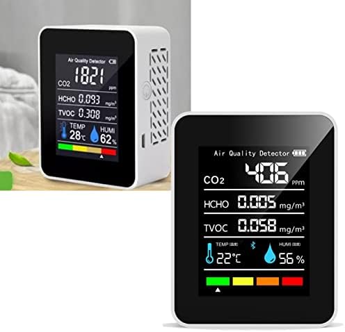 Multi Sensor Air Quality Monitor for CO2 HCHO TVOC Temperature Humidity Detection