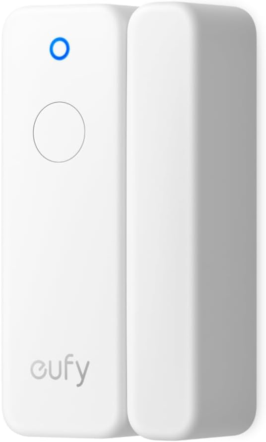 eufy Entry Sensor E20, Dual-Side Detection, Convenient Bypass Button, Extended Battery Life, Long Communication Range, Requires HomeBase 2, 3, Mini, or Pro