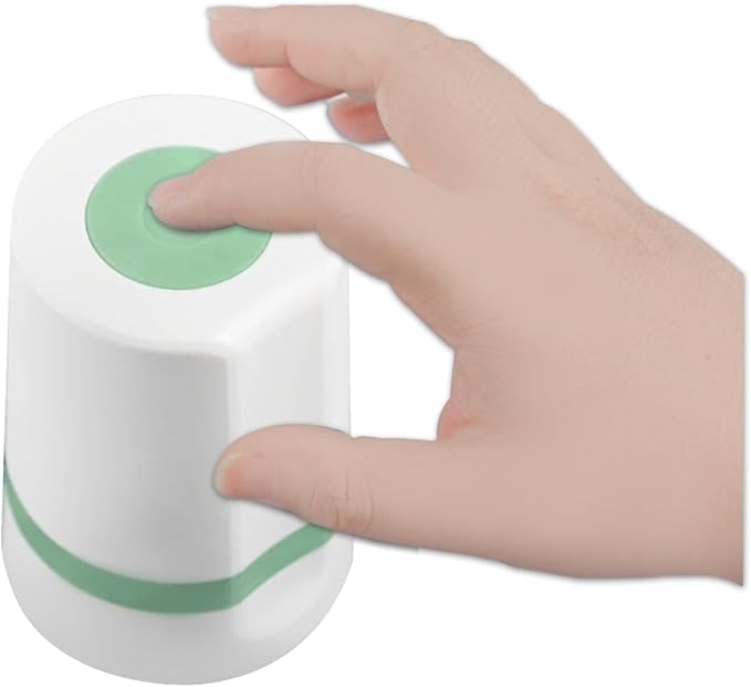 EZ Grind Electric Pill Crusher – Automatic Medication Grinder for Tablets & Vitamins – Rechargeable, Easy to Use, Stainless Steel Blade, Safe & Consistent Results (Green with Pill Envelopes)