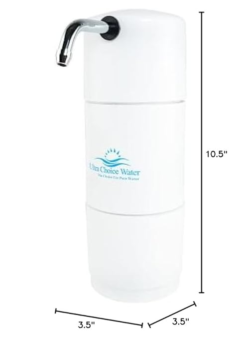 Classic Countertop Water Filter System, Smart Ultra (20,000 Gallons, White)
