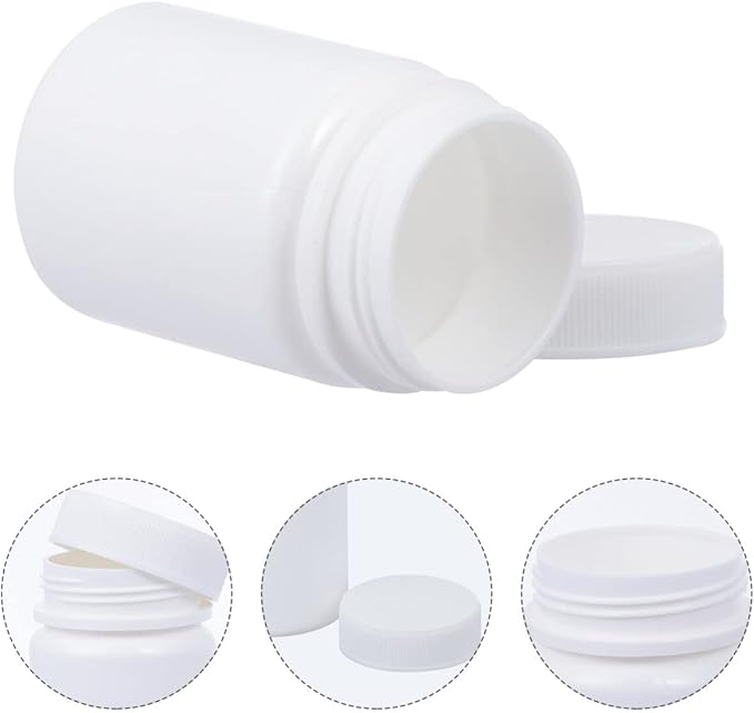 Waterproof Portable Pill Case 40Pcs Compact Moistproof Pill Holder Travel Medication Organizer 2.36X2.75X1.37In with Spiral Bottle Design