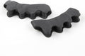 Toe Separators for Functional Fitness Athletes - Toe Straighteners for Foot Pain Relief and Plantar Fasciitis - Fix Feet - Fix Toes - Fix Bunions - Toe Spacers for Crossfit Black-A