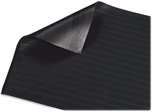 Genuine Joe Anti-Fatigue Mat, Beveled Edge, 3 by 60-Feet, Black