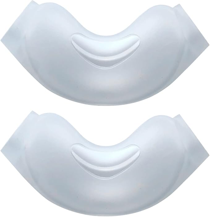 2 Pack Nasal Cushion for PR DreamWear, Much Soft Silicone Gel for CPCP Users (Size Medium)