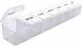 Pill Organizer Daily Case US Stock Weekly Portable Extra Large 7 Day Box Clear