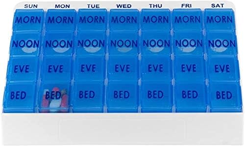 Apex 7 Day 4-Times-Per-Day Medi Tray Pill Organizer (Large)