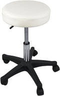 LEMY Professional Salon Stool,Hydraulic Adjustable Rolling Stool with Wheels,PU Leather Swivel Chair for Massage Spa Tattoo Facial Clinic,Ergonomic Design with Lumbar Support and High Mobility