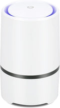 MELEDEN Air Purifier for Home with True HEPA Filters,Low Noise Portable Air Purifiers with Night Light,Desktop USB Air Cleaner
