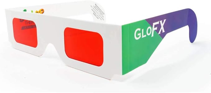 GloFX Color Paper Glasses - 5 Pack - Chakra Chromotherapy Light Therapy