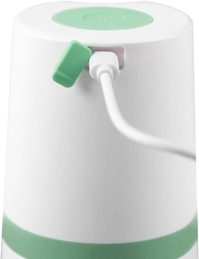 EZ Grind Electric Pill Crusher – Automatic Medication Grinder for Tablets & Vitamins – Rechargeable, Easy to Use, Stainless Steel Blade, Safe & Consistent Results (Green with Pill Pouches)