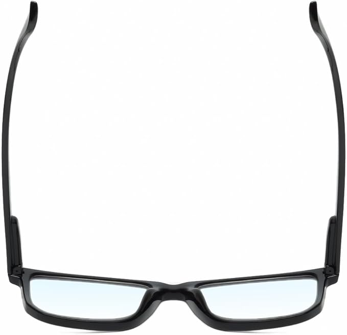 Calabria R861 Rectangular Blue Light Blocking Reading Glasses Men Women Trendy Eyeglass Work Gaming Computer Readers w/Case