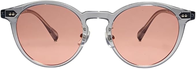 BRADDELL Women's FL-41 Rose Tinted Blue Light Glasses for Migraine Light Sensitivity, Fluorescent LED Glare, Photophobia