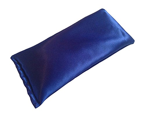 Lavender Eye Pillow- Silky Eye Pillow for Yoga, Meditation Relaxation. This Eye Mask Is Perfect for Sleeping. Made of Lavender Flowers Organic Flax Seed. Get One for Yourself or As a Gift.