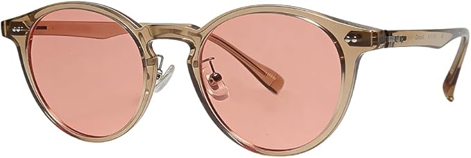 BRADDELL Women's FL-41 Rose Tinted Blue Light Glasses for Migraine Light Sensitivity, Fluorescent LED Glare, Photophobia