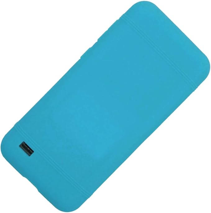 Premium Silicone Case (More fit/More Coverage/More Protection) for Omnipod 5 Receiver (Continuous Glucose Monitoring) (Blue)