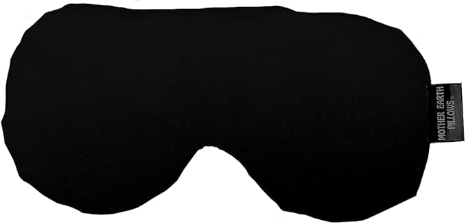Mother Earth Pillows Sinus Flax Pillow for Natural Relief (Black - No Herbs Added)