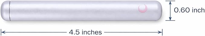 Brando Moon Small Metal Pill Container Tube – Durable Compact Pocket Pill Case 4.5” – Water-Resistant, Travel-Ready Design for Medications, Vitamins & Small Items – Lightweight Easy to Carry