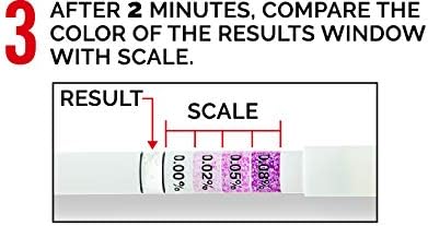 Think Twice Single-Use Breathalyzer - 30 Count - Disposable Alcohol Test 0.00% - 0.08% BAC