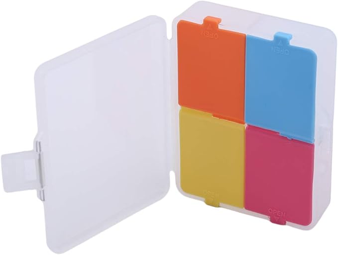 Portable Pill Box Small Pill Container Travel Pill Organizer Case Plastic Pill Storage Case