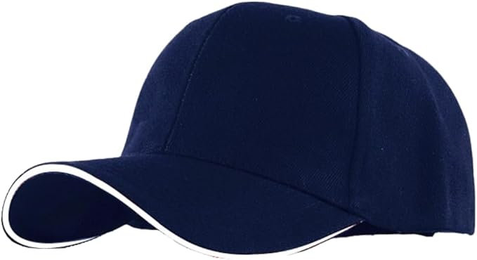 EMF Radiation Protection Cap Anti Radiation Blocking EMF Baseball Cap with Holes for Man Woman Navy Blue