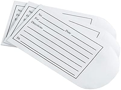 Comfort Moisture Seal Printed Pill envelopes Great for Travel (Pack of 100)