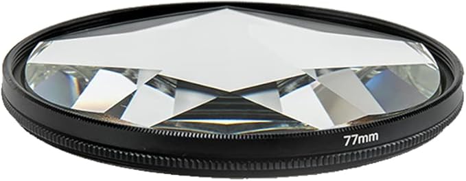 Pentaprism Filter Special Effects 77mm FX Glass Dazzling Film Large Screen Anamorphic DSLR Video Photography Camera Accessories
