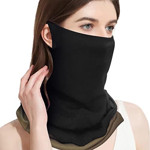 VAJOOCLL Faraday Gaiter Effective Shielding Fluctuation Shields Cellular, WiFi,Scarf Scarf Protect Brain, Face and Neck (Black) (Faraday Gaiter-B)