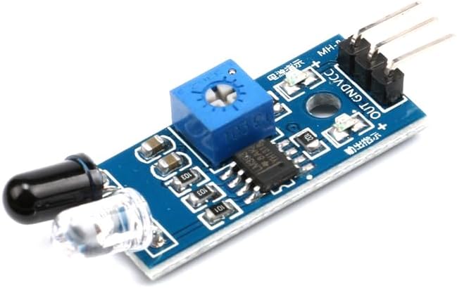 20pcs IR Infrared Obstacle Avoidance Sensor Modules for Arduino - Reflective Photoelectric Proximity Sensor, Ideal for Smart Car Robot, Arduino Car Distance Tracking,3.3V-5V DC