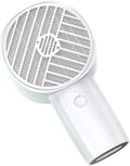 mini portable fan with HEPA filter. Battery for 10 hours and USB rechargeable. Cover your nose with it to breathe the 150L/min clean air. (White)