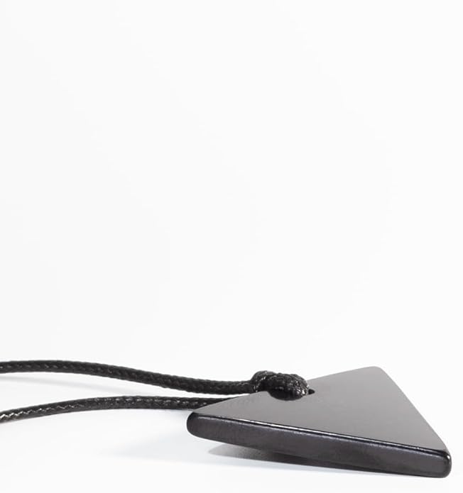 Shungite Pendant Necklace - Harmonizing Shield Defense - Wearable Shungite Crystal for Stress Down and Vitality Up - Shungites Stones from Russian Mine