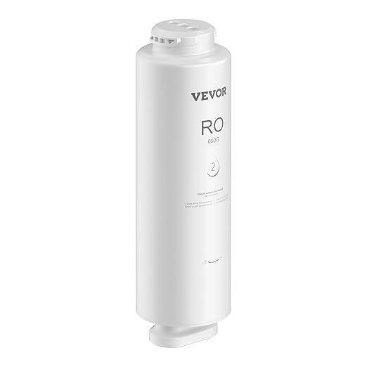 VEVOR Reverse Osmosis Filter, 10-Layers RO Water Filter Replacement, Compatible with SS-003 600 GPD Under Sink Water Filter, 24 Months Reverse Osmosis Filter Cartridge, Reduces Lead, Chlorine, Rust