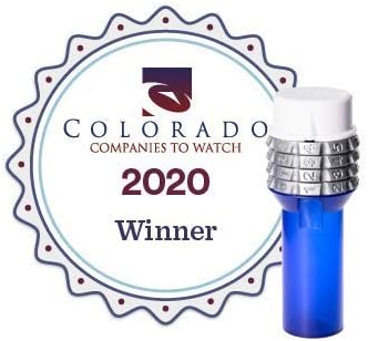 Safe RX Large Locking Pill Bottle | Combination Lock | Secure Medication or Small Valuable Items | Certified Child-Resistant, Senior-Friendly | 5.4″ x 2″ (1-Pack) Blue