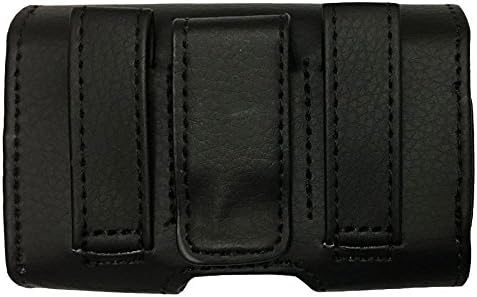 Premium Holster with Belt Clip for Freestyle Libre 3/ Freestyle Libre 2 (Continuous Glucose Monitor) (Black/HORIZONTAL1)